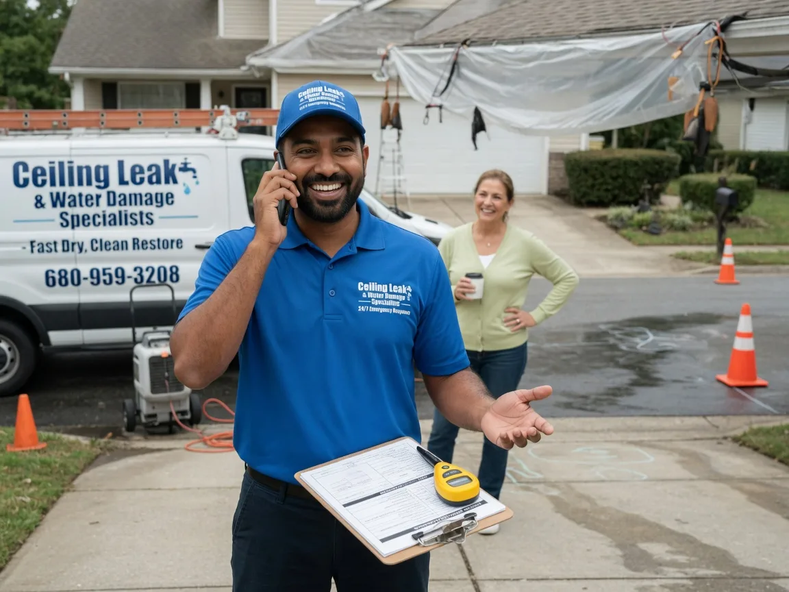 Ceiling Leak Cleanup Ewing, MO FAQs